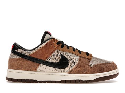 nike dunk low ale brown|Nike Dunk Low brown snakeskin.